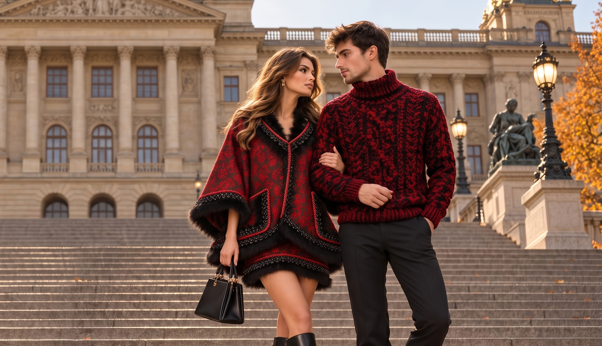 Tipy na jesenný outfit: Čaro varenej vlny a extravagancia žakáru