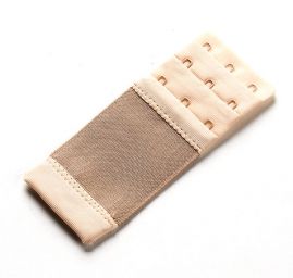 Prodloužení obvodu podprsenky šíře 40 mm trojřadé 3×3 na gumě tělové