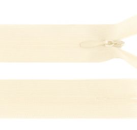 Zip 22 cm spirálový 3mm krytý dederon žlutý