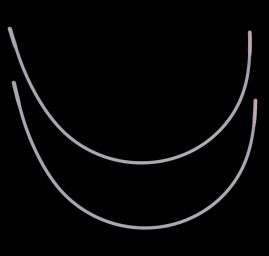 Kostice kov ploché vel. UK 44 délka 25 cm šířka 15 cm