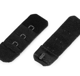 Prodloužení k podprsence šíře 20mm 1 řady bez gumy černá