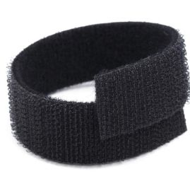Suchý zip oboustranný černý 10 mm