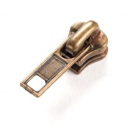 Jezdec ke kostěným zipům T5 s aretací staromosaz