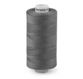 Nitě jeans 30×3 tex, 100% PES, návin 200 m, tm.šedá