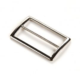 Spona opasková provlékací nikl stříbrná 38mm