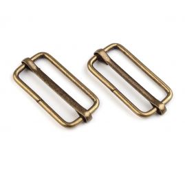 Posunovač na popruhy 20x35mm mosazný