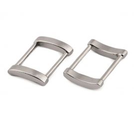 Rámeček průvlek/vsuvka kov 20 mm stříbrný