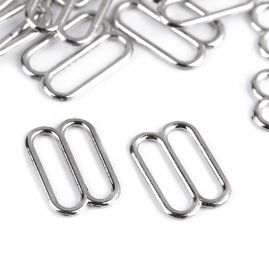 Spona zkracovač nikl průvlak 30mm stříbrná