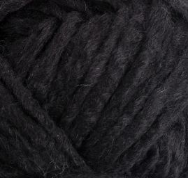 Vlněná silnější pletací příze MarLen "robusta" černá