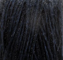 Pletací příze MarLen akryl směs tm.modrá/stříbrná