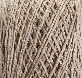 Efketní směsová příze MarLen béžovostříbrná