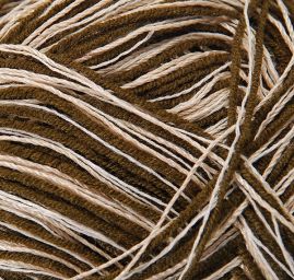 Bavlněná příze Marlen hnědo-oříškový melír