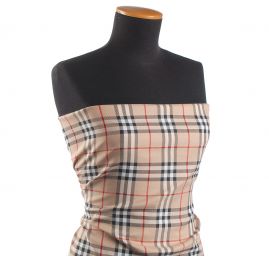 Kostýmová látka vzor kostky tartan burberry světlá II.jakost