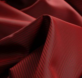 Podšívka žakárová pruhovaná červená