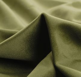 Sametová dekorační látka zelená