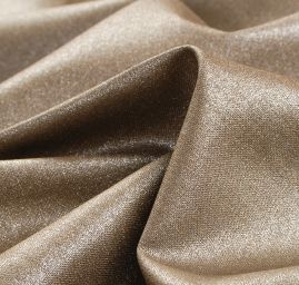 Len pevný se zátěrem polyakrylu lamé olivová