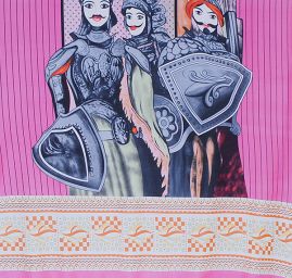 Śála rytířky růžová