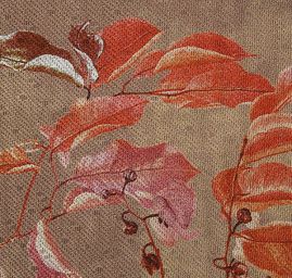 Hedvábí šatové oříškově hnědé