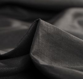 Bavlněné plátno černé barvy