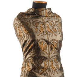 Replika historické látky Arras žlutý/zlatý