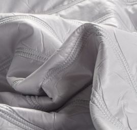 Prošev zateplená podšívka zdobné proužky sv. šedý