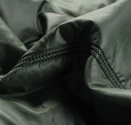 Prošev zateplená podšívka zdobný pruh tm. zelený