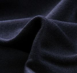 Úplet teplejší směs rayon s vlasem tmavá modrá