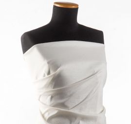 Taft pružný smetanový