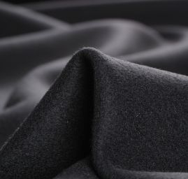 Flauš směs vlna v temně modré barvě