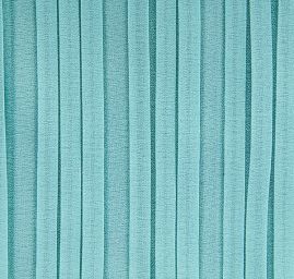 Plise šatová látka žoržetšifon tyrkysová