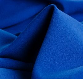 Žoržet šatový silnější viskoza směs nivea modrá