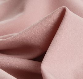 Žoržet šatový silnějsí viskoza směs pudrová růžová