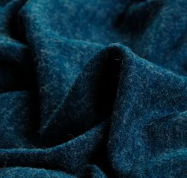 Úplet jemný teplejší s vlasem tm. zelený melír