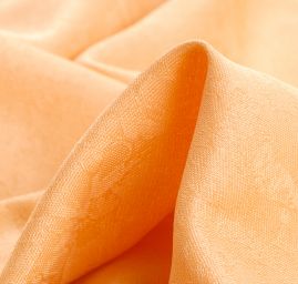 Dekorační závěsová látka pastel oranažová