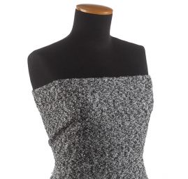 Kostýmová vlněná látka bukle Art Fabrics