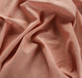 Len Art Fabrics bavlna směs červená režná