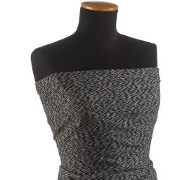 Kostýmová látka Art Fabrics tvíd černobílá