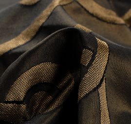Dekorační látka Art Fabrics Meando zlatá