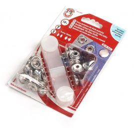 Druky kovové 6 (Ø 15mm) vínový hladký AUTO-MOTO