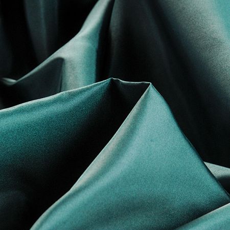 Taft hladký tmavě zelený